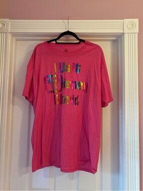 Disney Hot Pink Logo Tee